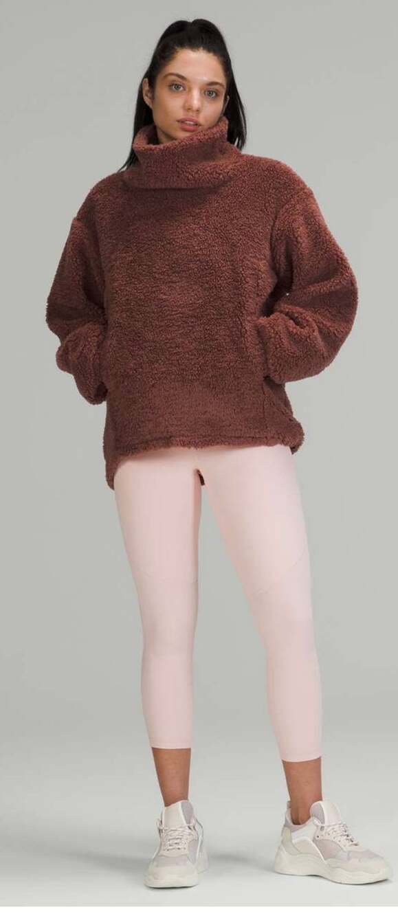 Lululemon Warmth Restore Long Pullover Smoky Topaz